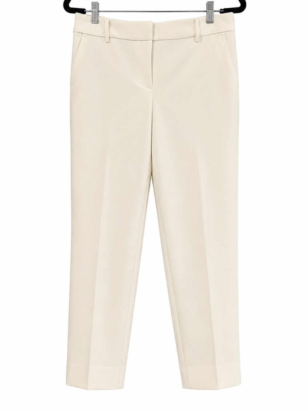 Talbots Hampshire Lined Ankle Pant Ivory Size 8 Straight Leg Career Pants NWT